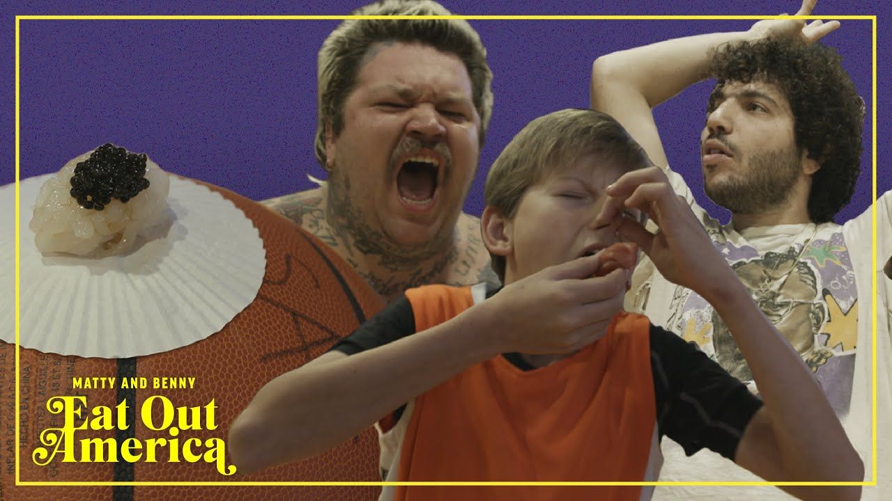 World’s First Game Of Sushi Basketball With Mason Ramsey | Matty and Benny Eat Out America | EP 3